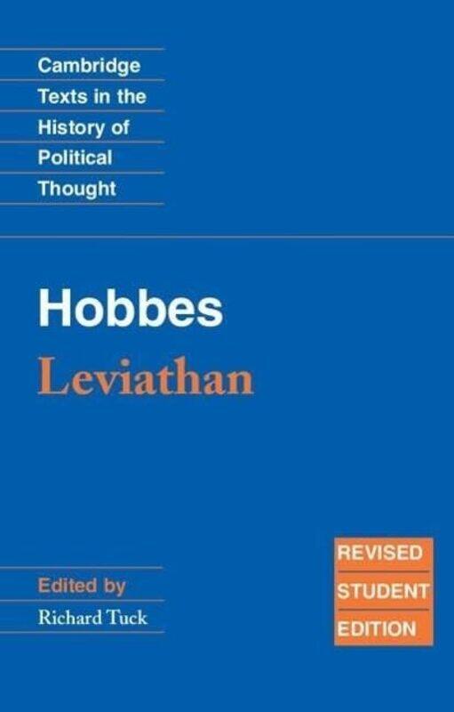 

Hobbes Leviathan by Thomas HobbesRichard Harvard University, Massachusetts Tuck-Paperback