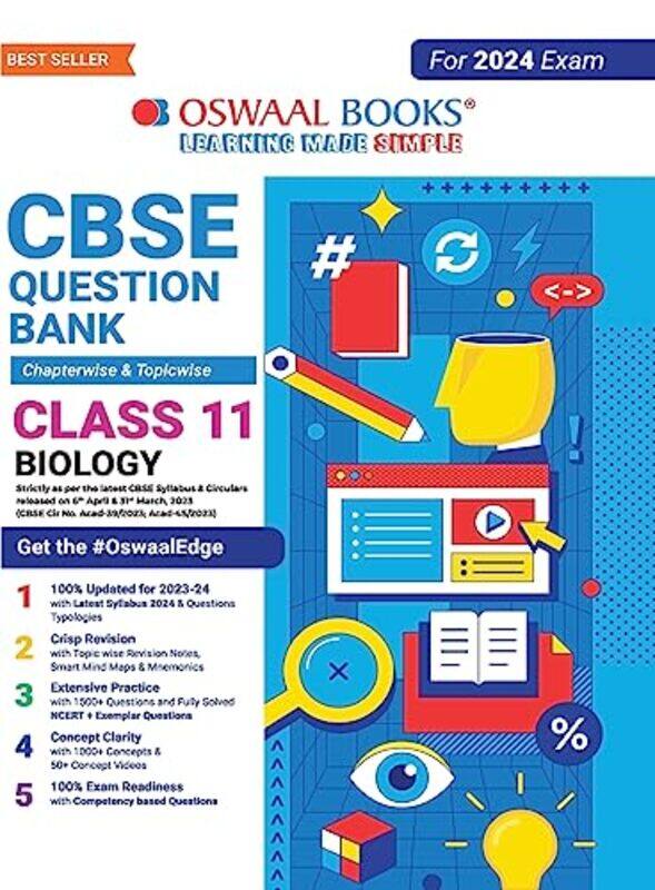 

Oswaal Cbse Class 11 Biology Question Bank 2024 Exam by Oswaal Editorial Board-Paperback