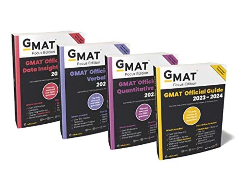 

GMAT Official Guide 2023-2024 Bundle, Focus Edition: Includes GMAT Official Guide, GMAT Quantitative , Paperback by GMAC (Graduate Management Admissio