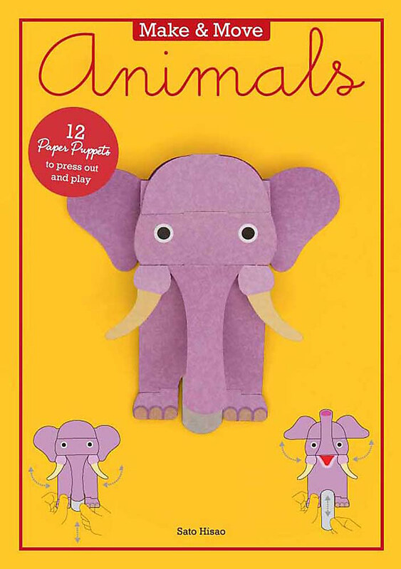 

Make and Move: Animals: 12 Paper Puppets to Press Out and Play (Make & Move), Paperback Book, By: Sato Hisao