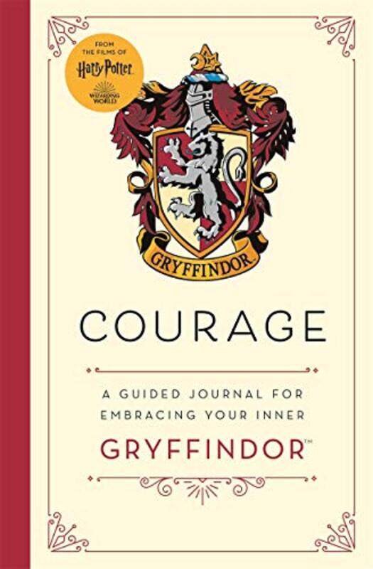 

Harry Potter Gryffindor Guided Journal Courage -Hardcover