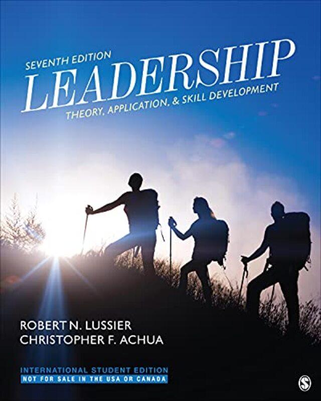 

Leadership International Student Edition by Robert N LussierChristopher F Achua-Paperback