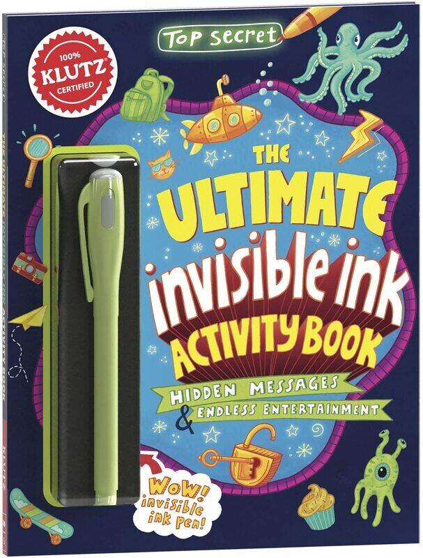 

Top Secret Ink Invisible Bored, Hardcover Book, By: Editors of Klutz
