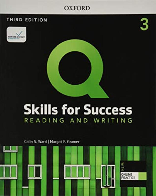 Q Skills For Success Level 3 Reading And Writing Student Book With Iq Online Practice By Ward, Colin - Gramer, Margot Paperback