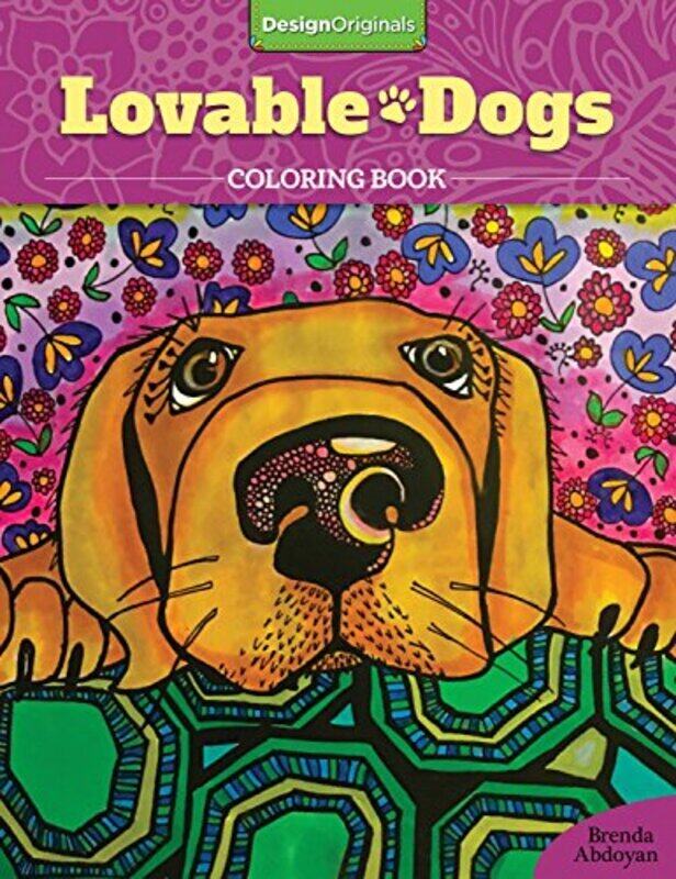 

Lovable Dogs Coloring Book By Abdoyan, Brenda Paperback