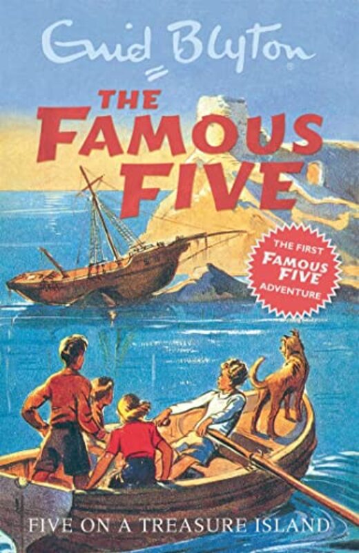 Famous Five Five On A Treasure Island by Enid Blyton-Paperback