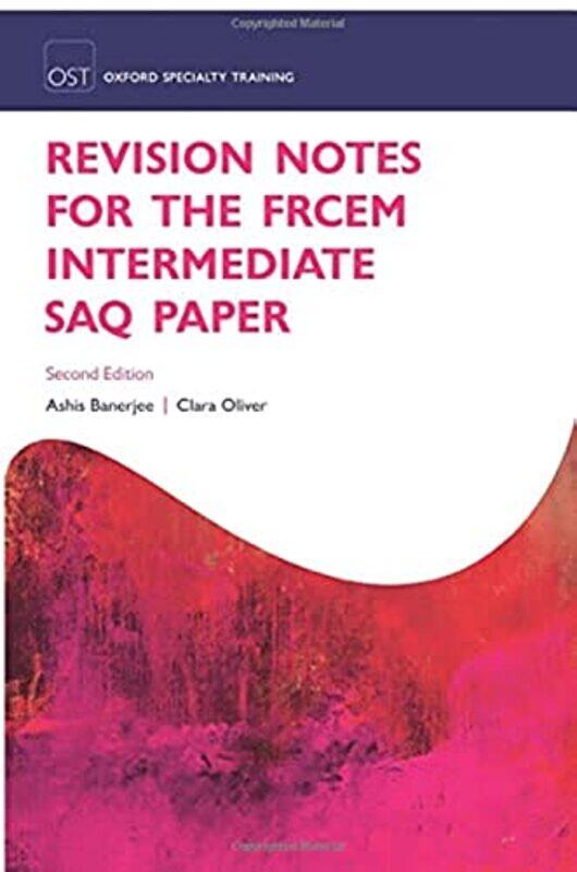 

Revision Notes for the FRCEM Intermediate SAQ Paper by Baylor Chapman-Paperback