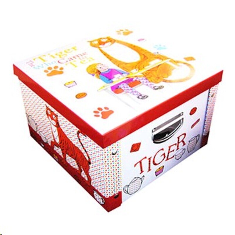 

COLLAPSIBLE STORAGE BOX - TIGER WHO CAME TO TEA, By: Robert Frederick