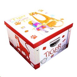 COLLAPSIBLE STORAGE BOX - TIGER WHO CAME TO TEA, By: Robert Frederick