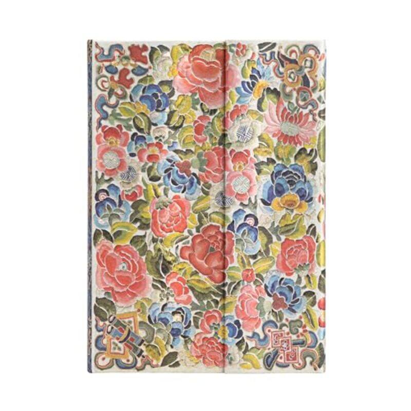 

Pear Garden Peking Opera Embroidery Midi Lined Hardcover Journal by Pamela Anderson-Hardcover