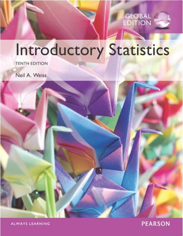 Introductory Statistics Global Edition by Weiss, Neil Paperback