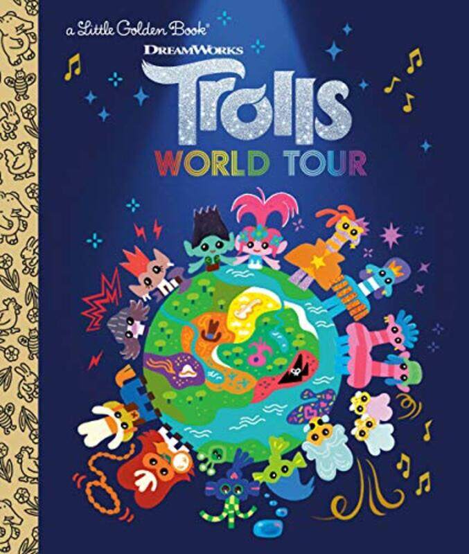 

Trolls World Tour Little Golden Book DreamWorks Trolls World Tour Hardcover by Lewman, David - Golden Books