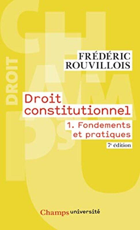 

Droit Constitutionnel T1 by Frederic Rouvillois - Paperback