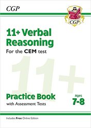 11+ CEM Verbal Reasoning Practice Book & Assessment Tests - Ages 7-8 (with Online Edition),Paperback by CGP Books - CGP Books