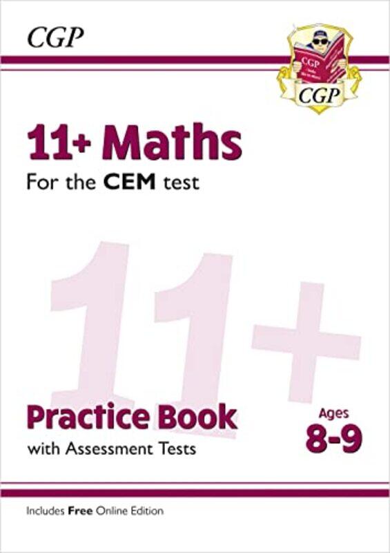 

11+ CEM Maths Practice Book & Assessment Tests - Ages 8-9 (with Online Edition),Paperback by Books, CGP - Books, CGP