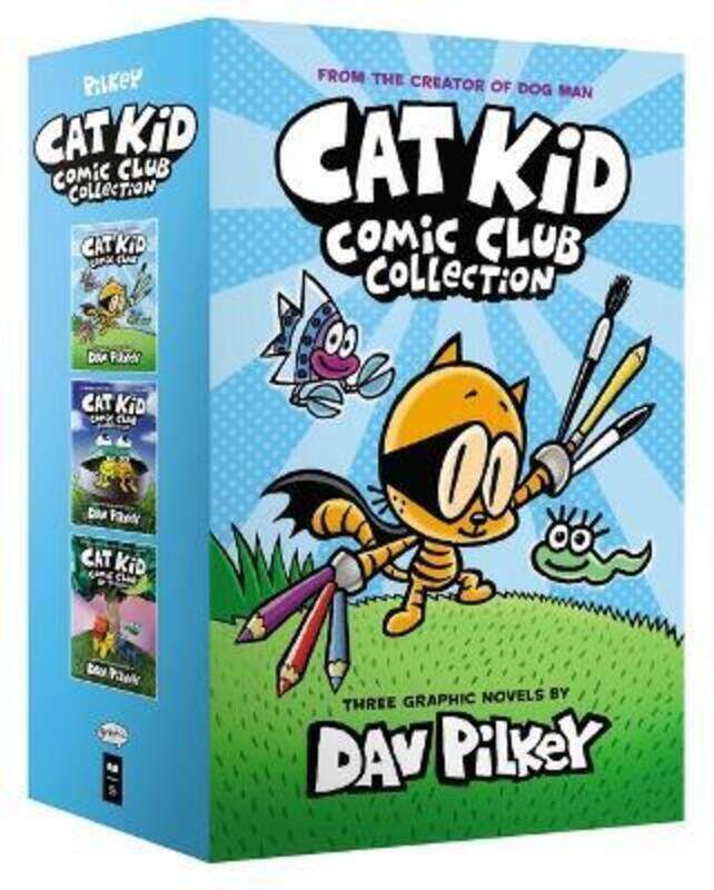 

The Cat Kid Comic Club Collection: From the Creator of Dog Man (Cat Kid Comic Club #1-3 Boxed Set).paperback,By :Pilkey, Dav - Pilkey, Dav