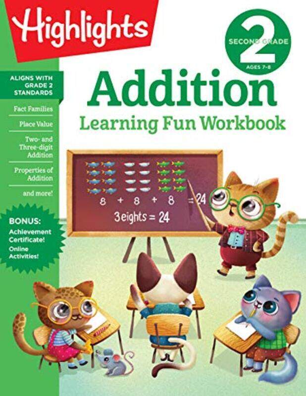 

Second Grade Addition , Paperback by Highlights Learning