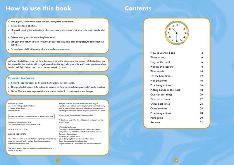 Telling the Time Ages 5-7: Ideal for Home Learning, Paperback Book, By: Ian Jacques