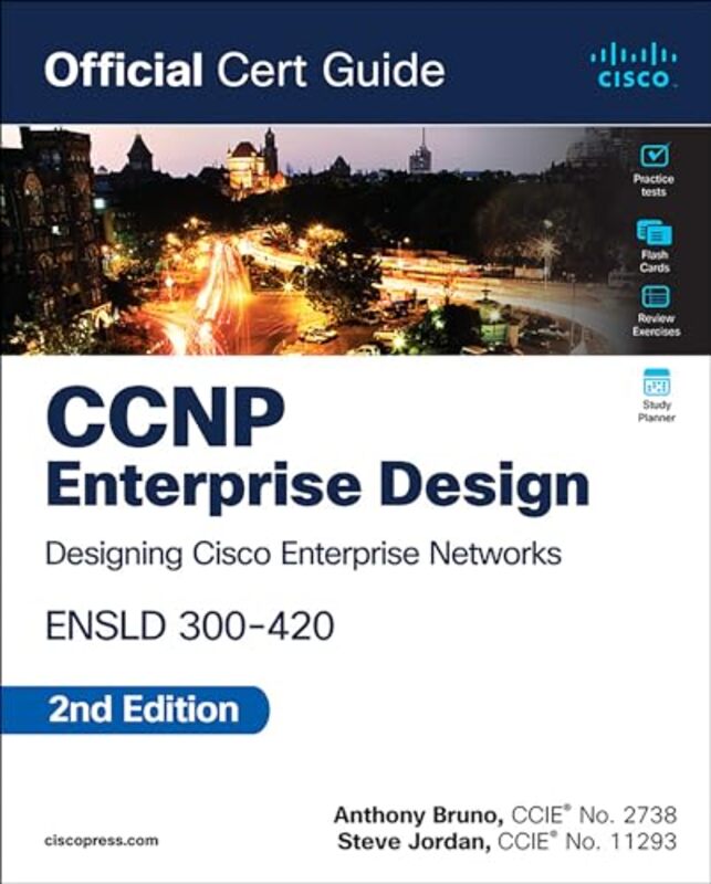 

CCNP Enterprise Design ENSLD 300420 Official Cert Guide by Pamela MatsonWilliam C ClarkKrister Par Andersson-Paperback