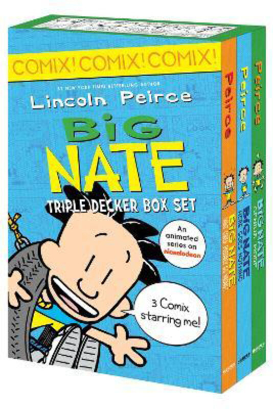 

Big Nate: Triple Decker Box Set: Big Nate: What Could Possibly Go Wrong and Big Nate: Here Goes Nothing, and Big Nate: Genius Mode, Paperback Book, B
