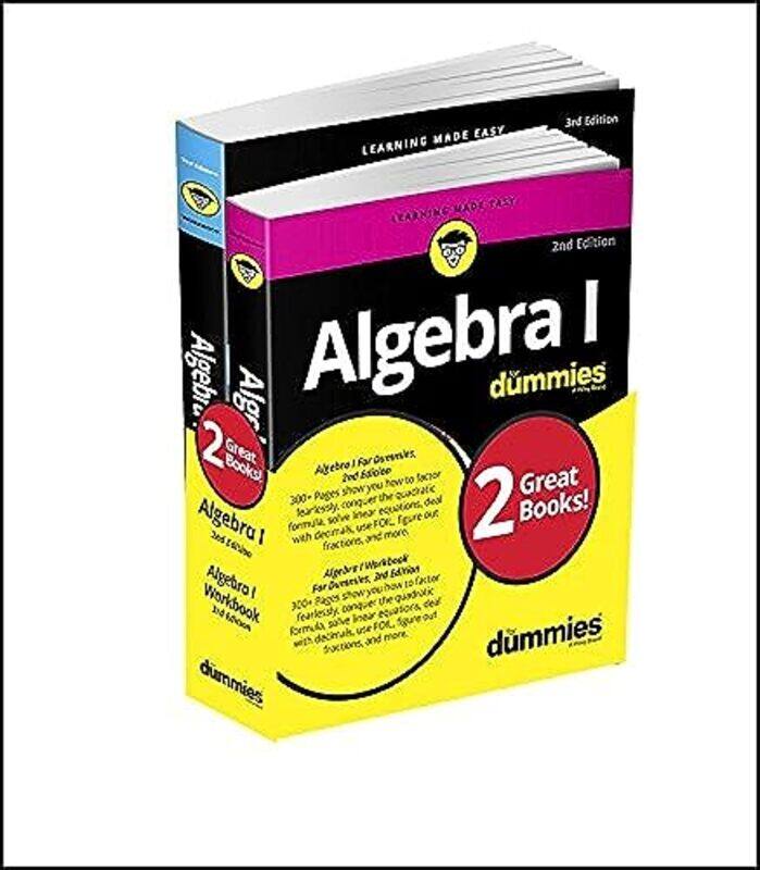 

Algebra I For Dummies Book Workbook Bundle by Mary Jane Bradley University, Peoria, IL Sterling-Paperback