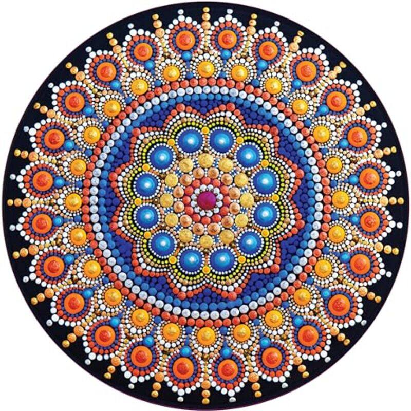 

Magical Mandala 1000 Piece Round Jigsaw Puzzle,Paperback