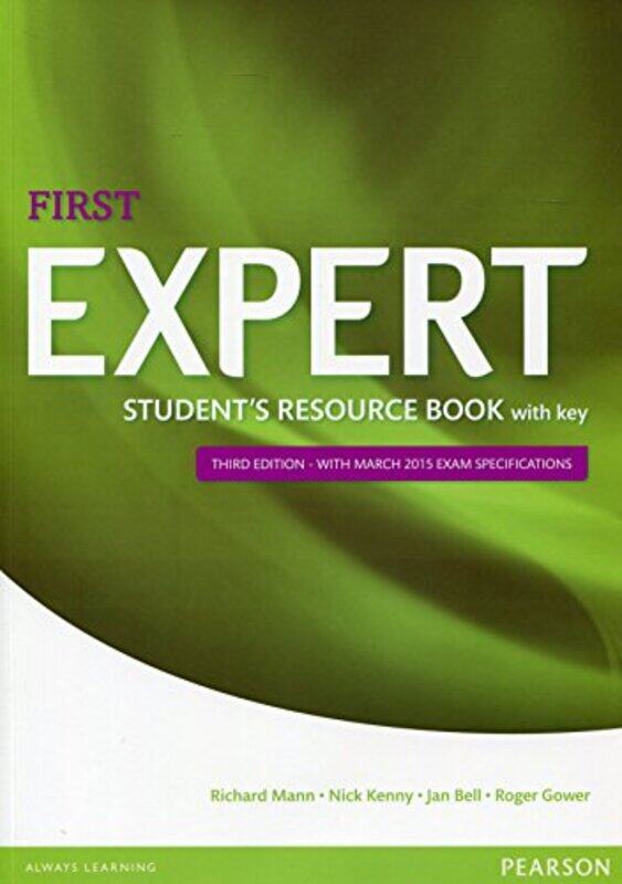 

Expert First 3rd Edition Students Resource Book with Key by Banu SubramaniamRebecca Herzig-Paperback