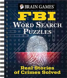 Brain Games - FBI Word Search Puzzles: Real Stories of Crimes Solved,Paperback by Publications International Ltd - Brain Games