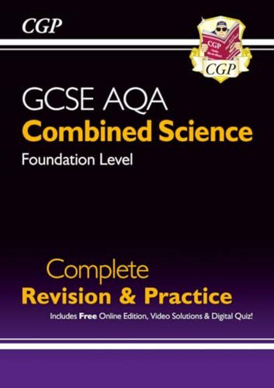 

Gcse Combined Science Aqa Foundation Complete Revision & Practice W Online Ed Videos & Quizzes by CGP Books - CGP Books-Paperback