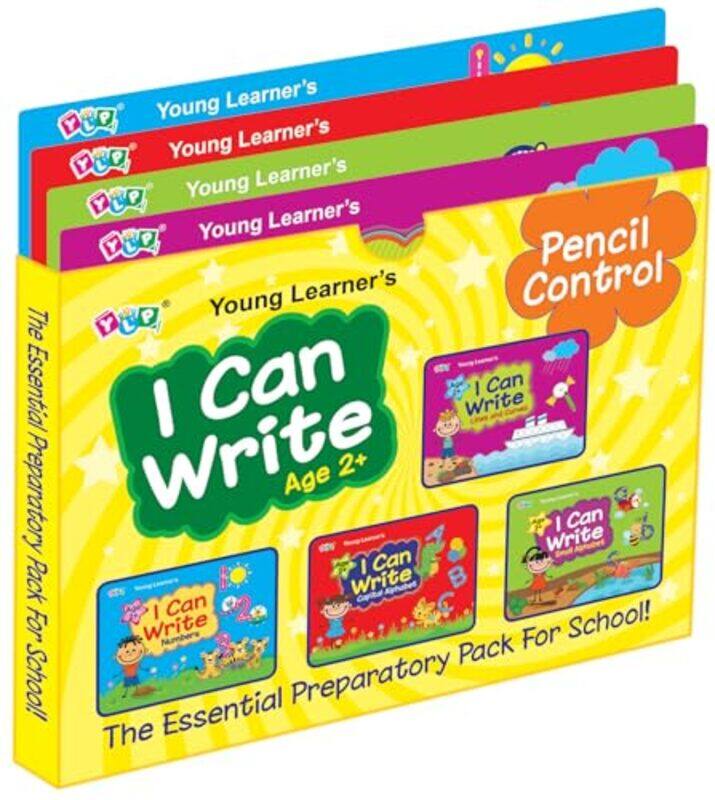 

I Can Write Pack Of 4 Books by Young Learner Publications-Paperback