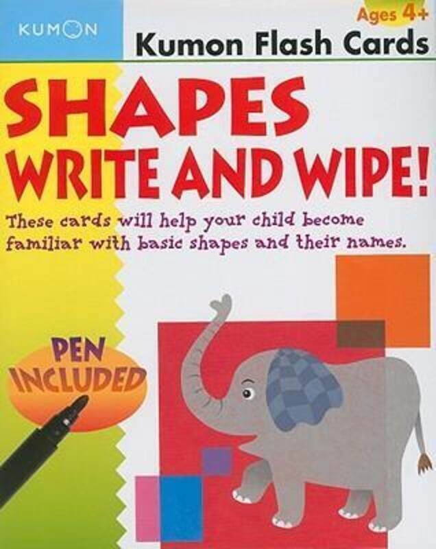 

Shapes Write and Wipe,Paperback,ByKumon