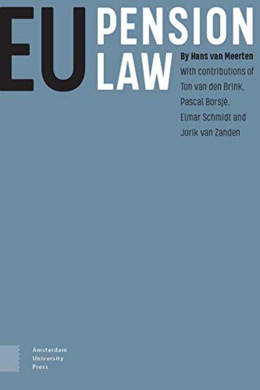 

EU Pension Law by Muzoon AlmellehanWendy Pearlman-Paperback