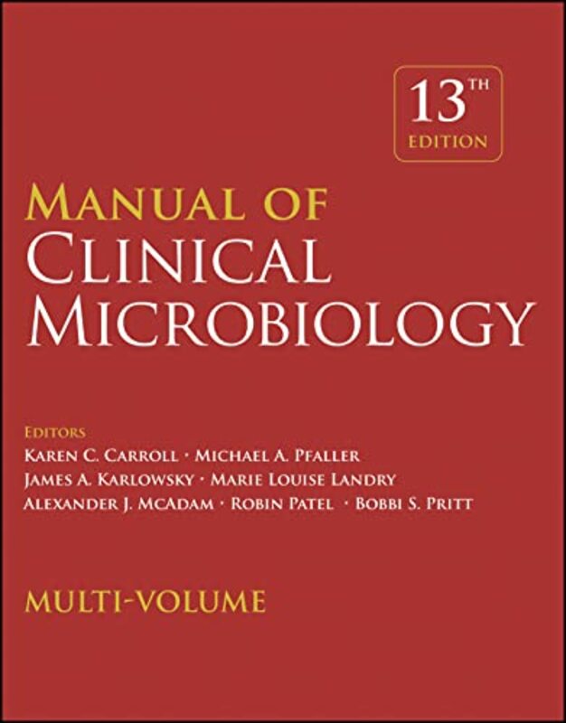 Manual Of Clinical Microbiology 4 Volume Set By Carroll, Karen C. (Johns Hopkins University Medical School, Baltimore, Md, Usa) - Pfaller, Michael A -Hardcover