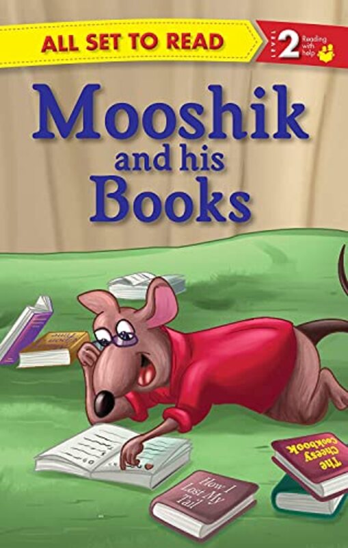 All set to Read Readers Level 2 Mooshik and his Books,Paperback by Om Books Editorial Team