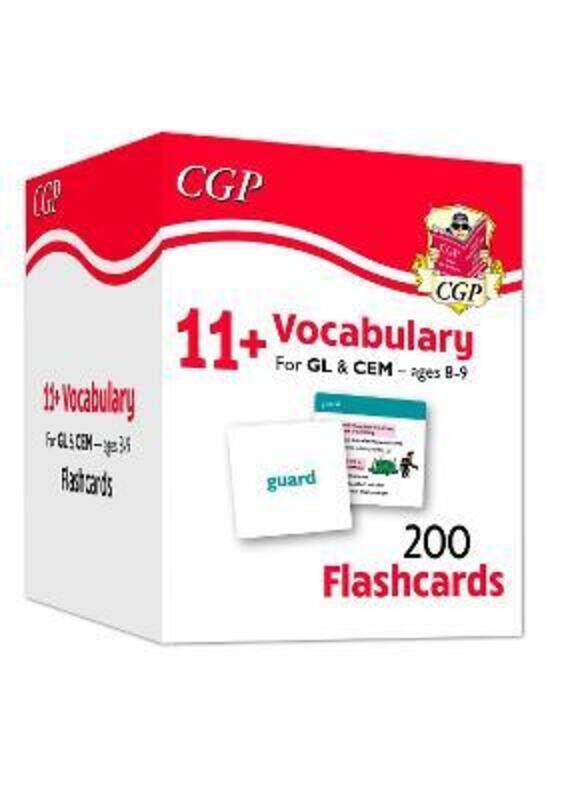 

New 11+ Vocabulary Flashcards - Ages 8-9.Hardcover,By :CGP Books - CGP Books