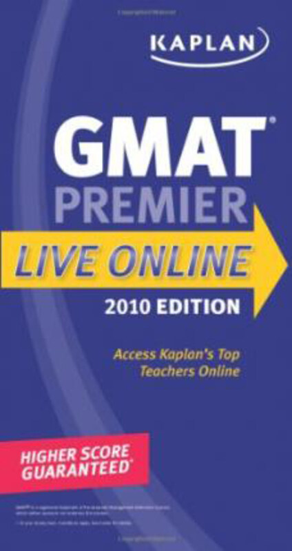 Kaplan GMAT: Premier Live Online, Paperback Book, By: Kaplan