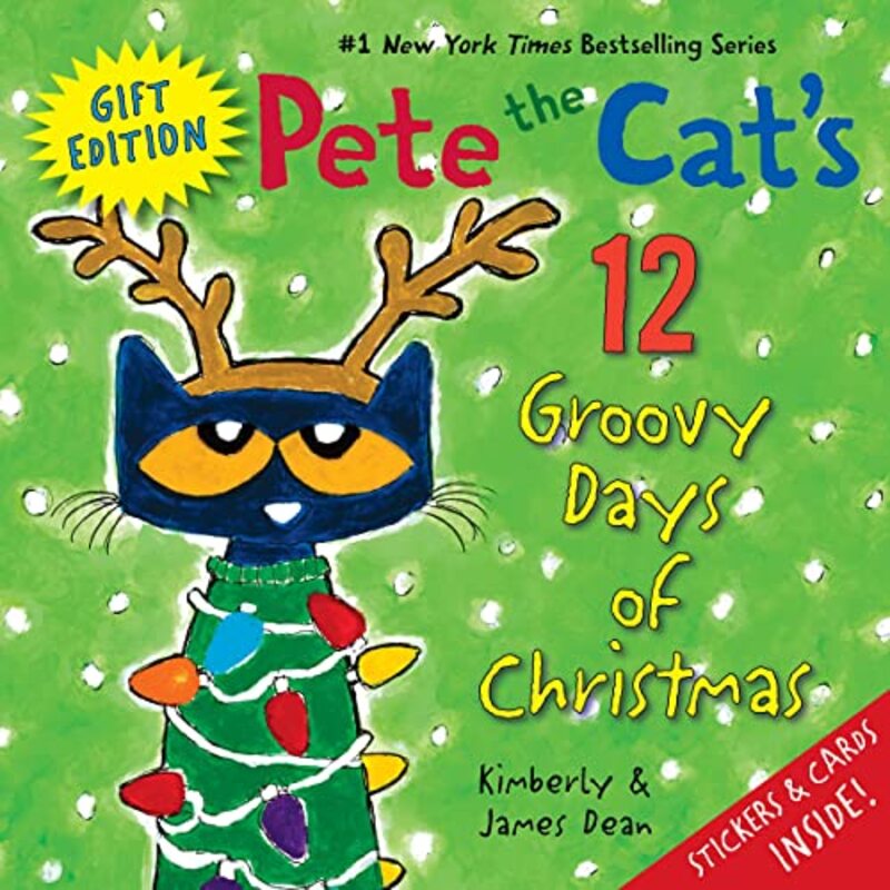 

Pete the Cats 12 Groovy Days of Christmas Gift Edition by James DeanKimberly DeanJames Dean-Hardcover