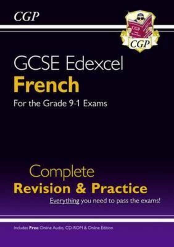 

New GCSE French Edexcel Complete Revision & Practice + Online Edition & Audio,Paperback, By:CGP Books