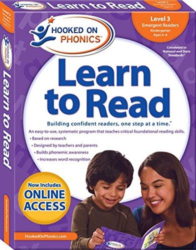 

Hooked On Phonics Learn To Read - Level 3, Volume 3: Emergent Readers (Kindergarten Ages 4-6) By Hooked On Phonics Paperback