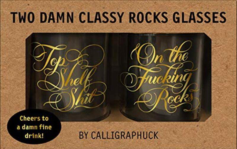 

Two Damn Classy Rocks Glasses,Hardcover,by:Chronicle Books