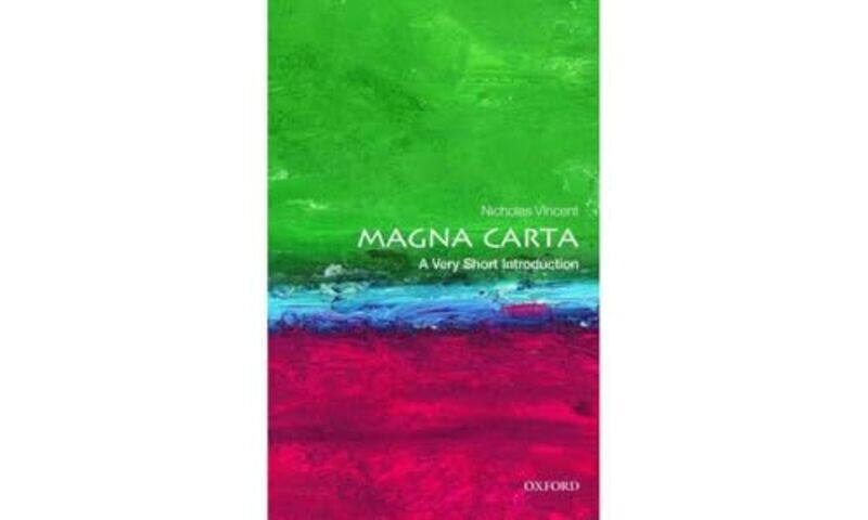 

Magna Carta A Very Short Introduction by Nicholas Professor of Medieval History at the University of East Anglia Vincent-Paperback