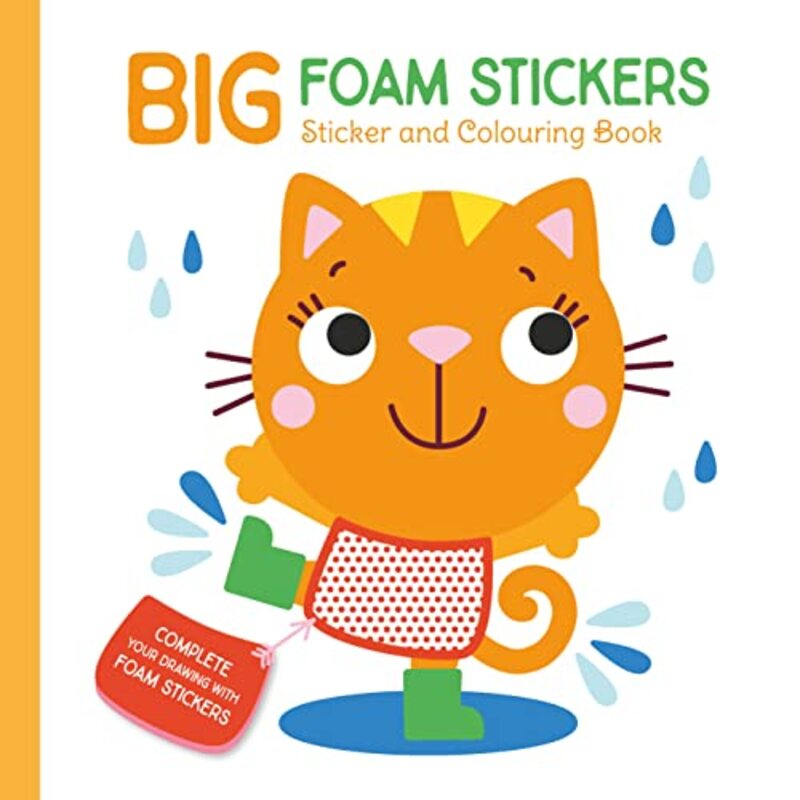 Big Foam Stickers: Cat,Paperback by Yoyo Books