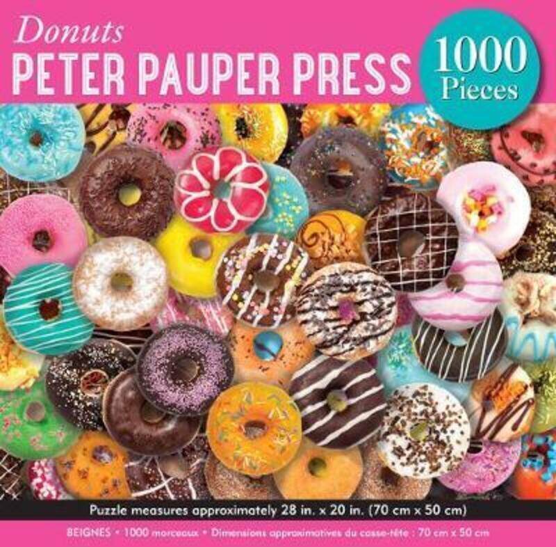 

Donuts 1,000 Piece Jigsaw Puzzle,Paperback, By:Peter Pauper Press Inc