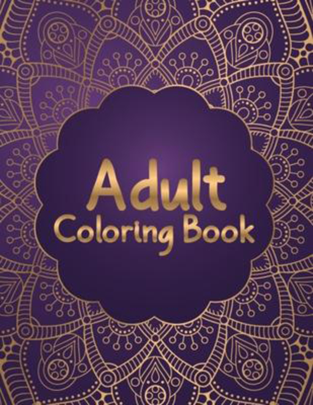 Adult Coloring Book, Paperback Book, By: Pretty Coloring Books Publishing