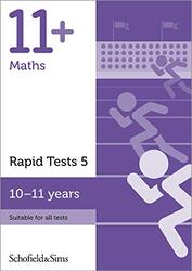 11+ Maths Rapid Tests Book 5 Year 6 Ages 1011 By Schofield & Sims Paperback