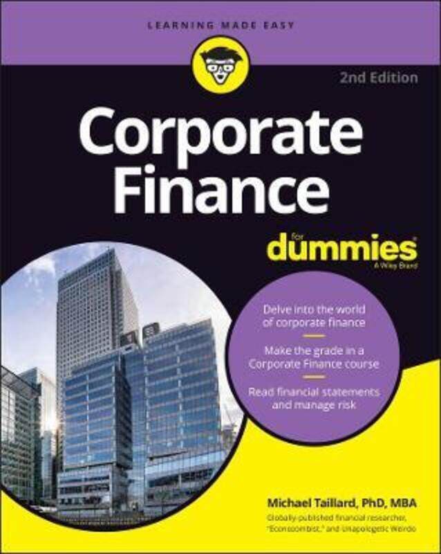 

Corporate Finance For Dummies,Paperback,ByMichael Taillard