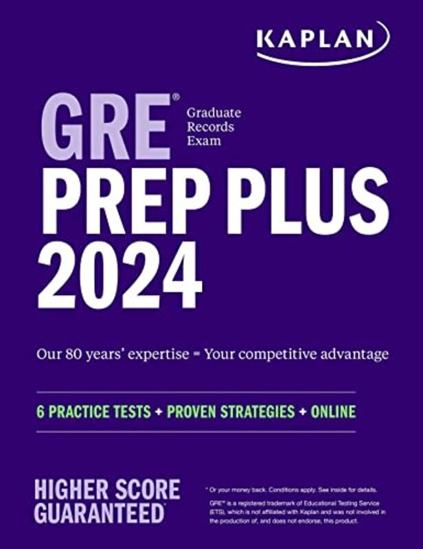 

Gre Prep Plus 2024 By Kaplan Test Prep Paperback