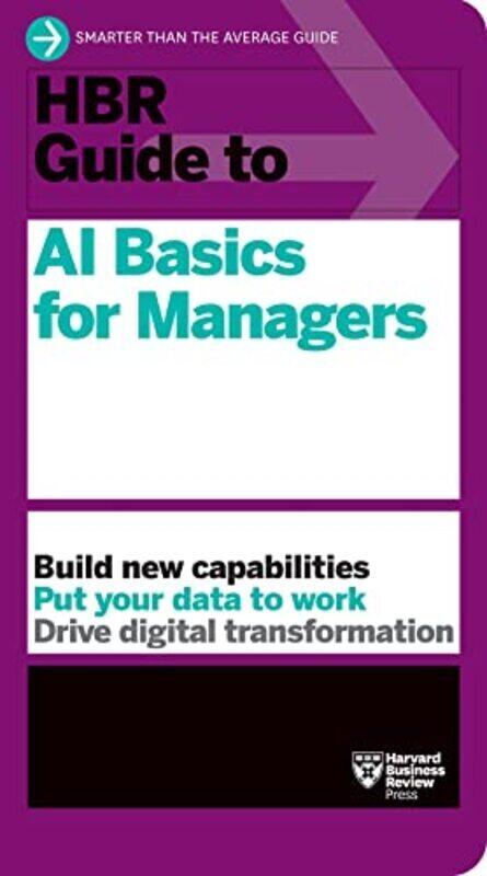 

Hbr Guide To Ai Basics For Managers By Harvard Business Review Paperback