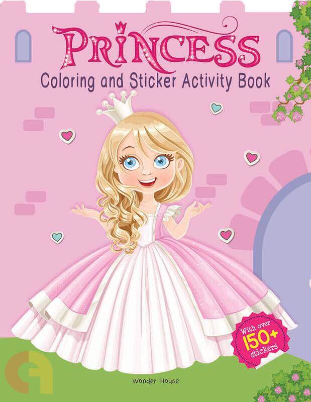 

Princesses - Coloring and Sticker Activity Book (With 150+ Stickers), Paperback Book, By: Wonder House Books