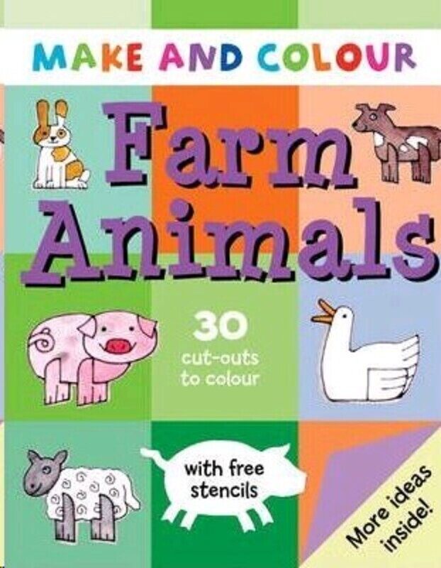 

Make and Colour Farm Animals (Make & Colour), Paperback Book, By: Clare Beaton